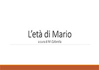 Letà di Mario 1